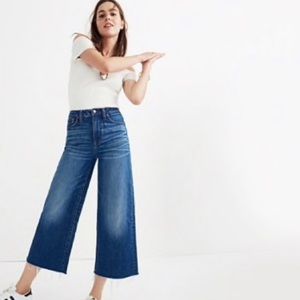 Madewell Jeans - Madewell wide leg crop jeans Madewell Jeans - Madewell wide leg crop jeans